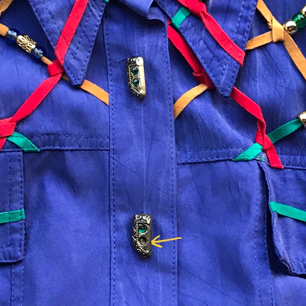 Vintage IIF 1980’s Embellished Oversized Jacket - Picture 9 of 9